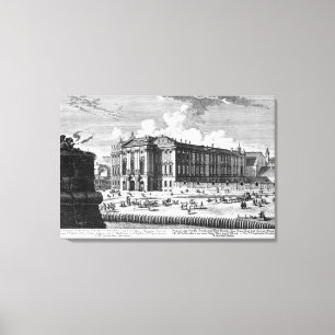 View of the Trautson Palace built for Count Canvas Print