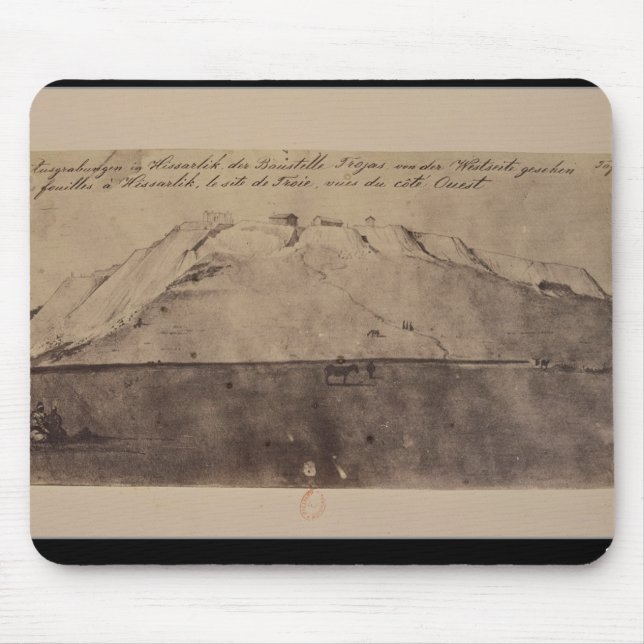 View of the Troy excavations seen from the West Mouse Mat (Front)