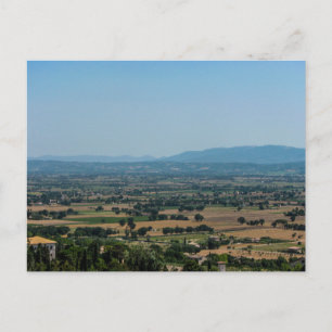 View of the Umbrian Countryside - Postcard
