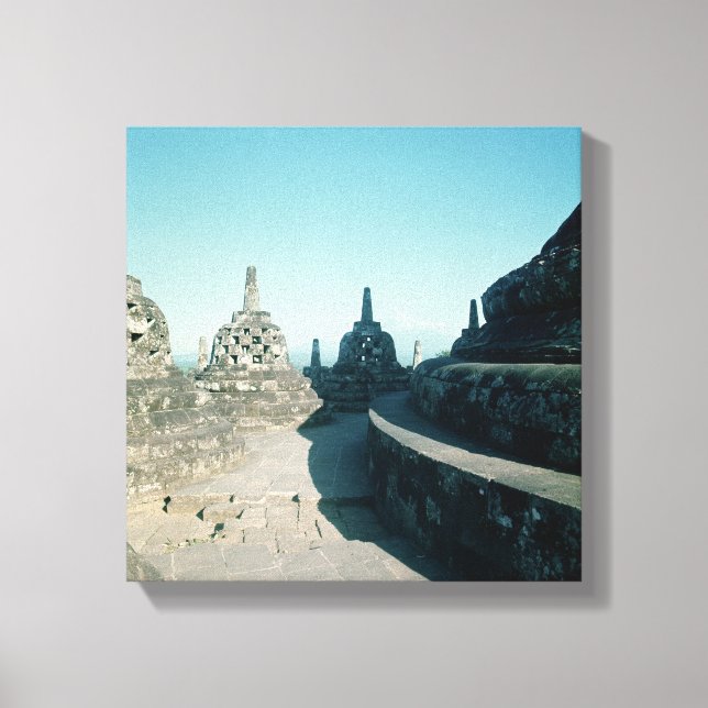 View of the uppermost circular terrace canvas print (Front)