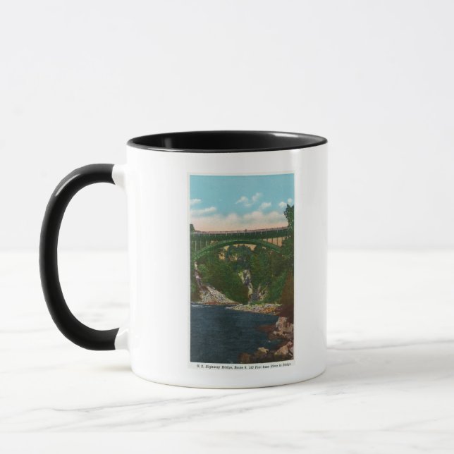 View of the US Hwy Bridge, Route 9 Mug (Left)