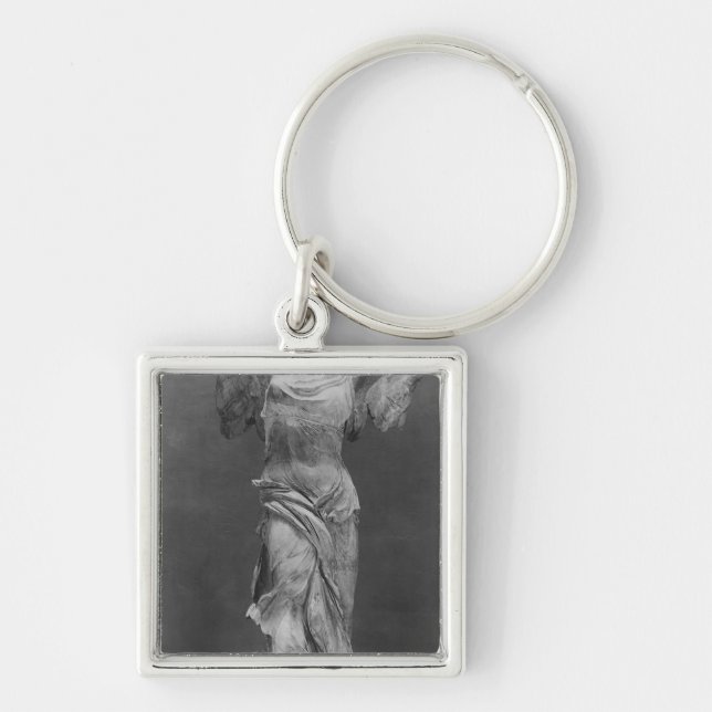 View of the Victory Samothrace in Louvre museum Key Ring (Front)