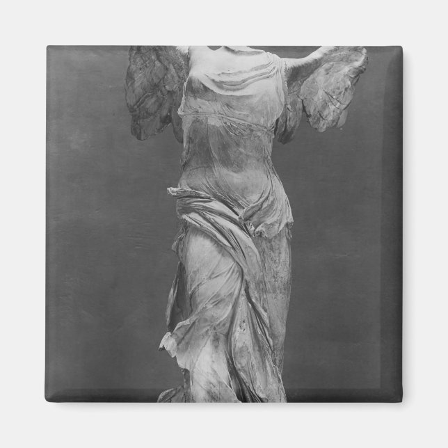 View of the Victory Samothrace in Louvre museum Magnet (Front)