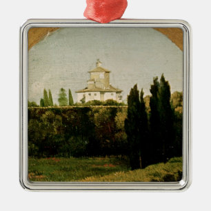 View of the Villa Medici, Rome Metal Tree Decoration