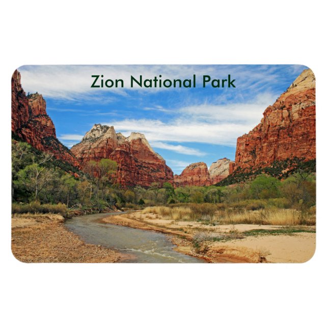 View of the Virgin River 2 Magnet (Horizontal)