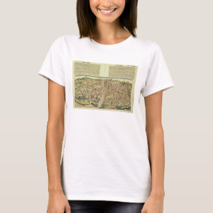 View of the walled city of Florence, from the Nure T-Shirt