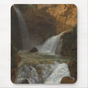 View of the Waterfalls at Tivoli (by Bidauld) Mouse Mat
