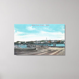 View of the Waterfront Canvas Print