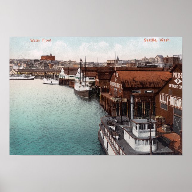 View of the Waterfront Poster (Front)