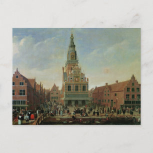 View of the Weighhouse and the Cheese Market Postcard