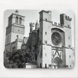 View of the west facade and tower mouse mat