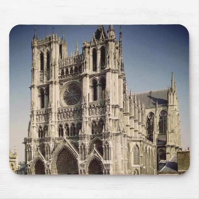 View of the West Facade, c.1220-70 Mouse Mat (Front)