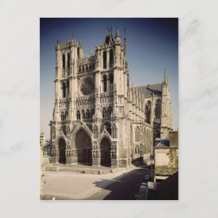 View of the West Facade, c.1220-70 Postcard