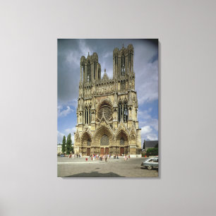 View of the west facade canvas print