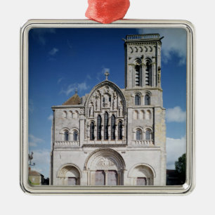 View of the west facade metal tree decoration