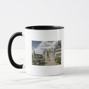 View of the west facade of the restored mug