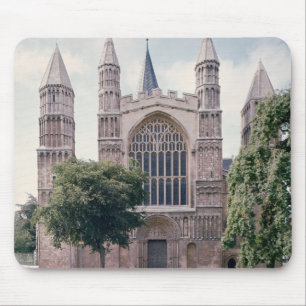 View of the west front of Rochester Cathedral Mouse Mat