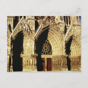 View of the West Front portals Postcard
