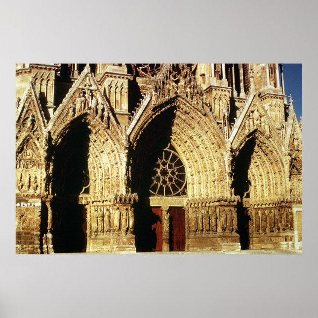 View of the West Front portals Poster (Front)