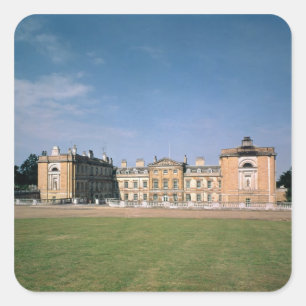 View of the west front, rebuilt 1746-61 square sticker