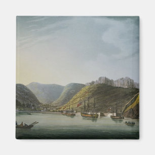 View of the West Side of Porto Ferraio Bay, Magnet