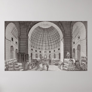 View of the Wheat Market and the Cupola Poster