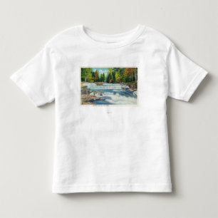View of the Wild Cat River and Jackson Falls Toddler T-Shirt