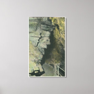 View of the Witches of the Grottoes Canvas Print