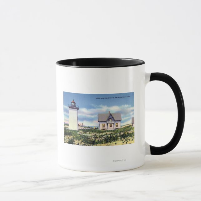 View of the Wood End Lighthouse Mug (Right)