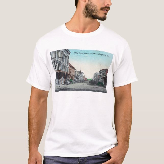 View of Third Street from the Post Office T-Shirt (Front)