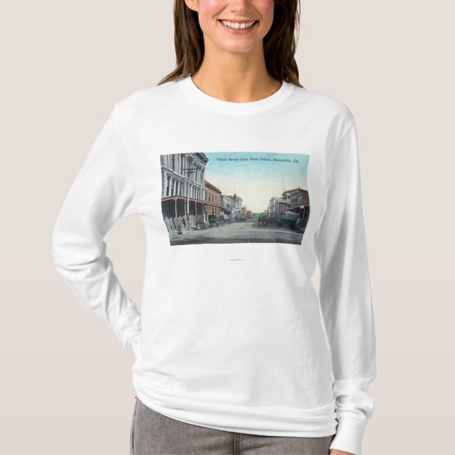 View of Third Street from the Post Office T-Shirt (Front)