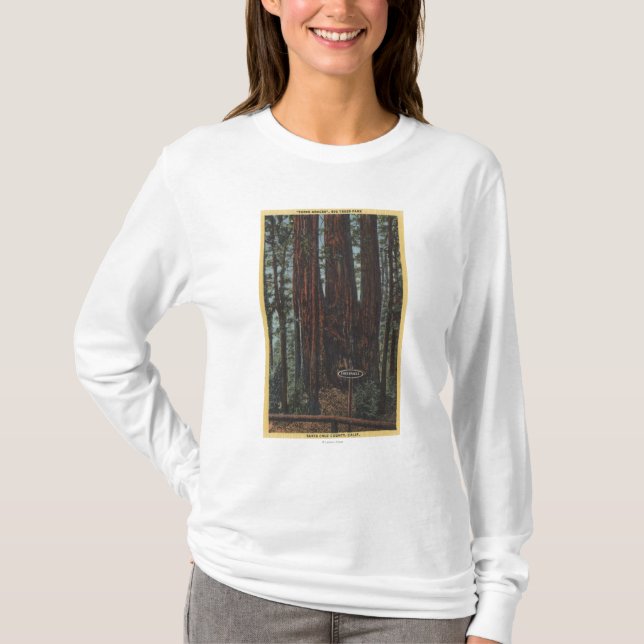 View of "Three Graces" at Big Trees Park T-Shirt (Front)
