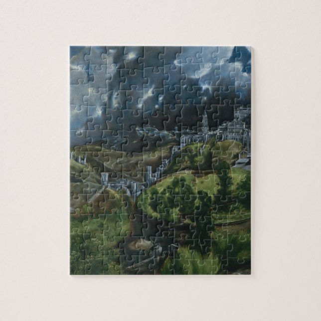 View of Toledo by El Greco Jigsaw Puzzle (Vertical)