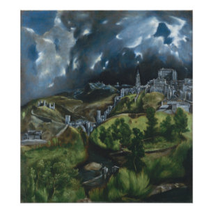 View of Toledo by El Greco Photo Print