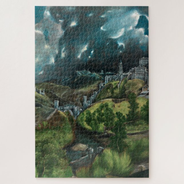 View of Toledo – El Greco Jigsaw Puzzle (Vertical)
