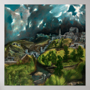 View of Toledo El Greco Poster