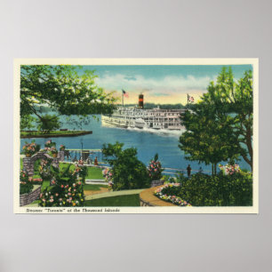 View of Toronto Steamer Poster