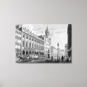 View of Town Hall, Exchange, Glasgow Canvas Print