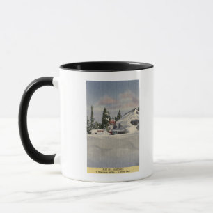 View of Town in Winter Mug