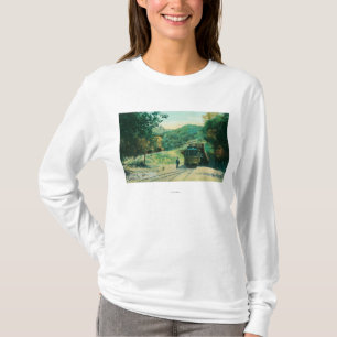 View of Train Entering Tunnel to Alum Rock T-Shirt