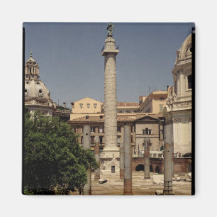 View of Trajan's Column, 113 AD Magnet