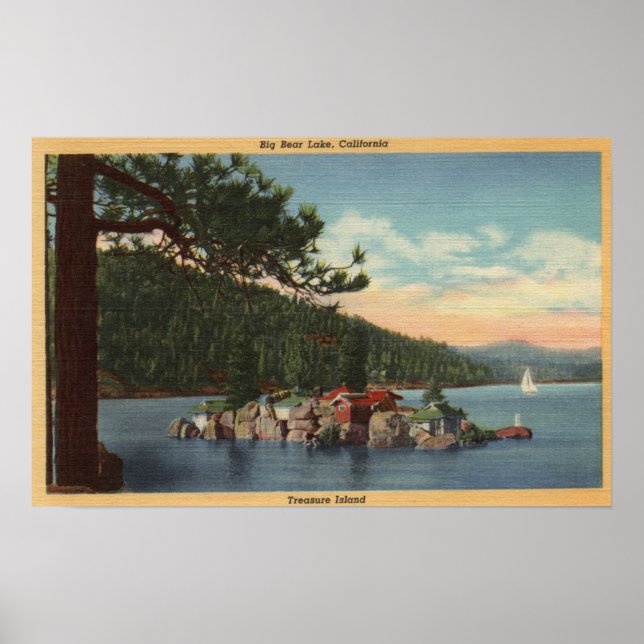 View of Treasure Island Poster (Front)