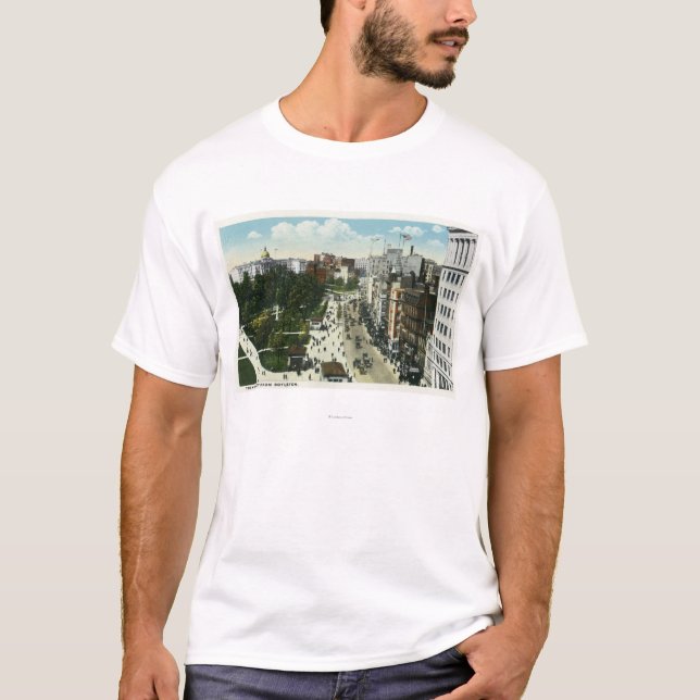 View of Tremont Street from Boylston T-Shirt (Front)
