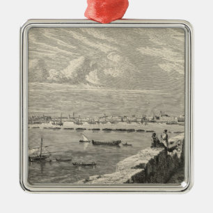 View of Tripoli Metal Tree Decoration