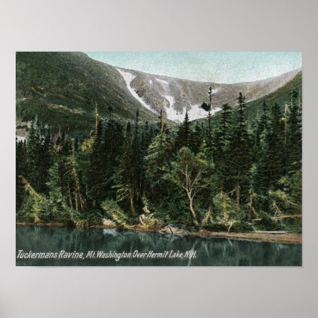 View of Tuckermans Ravine, Mt. Washington Poster (Front)