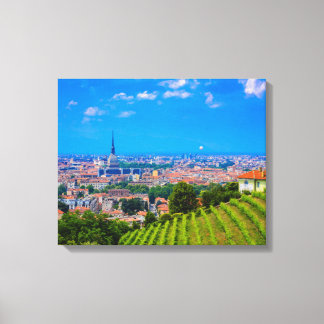 View of  Turin on canvas print