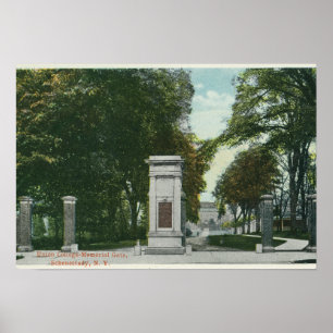 View of Union College Memorial Gate Poster