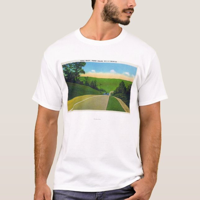 View of US Route 20 T-Shirt (Front)