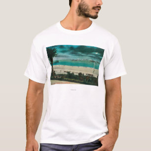 View of US Warships in the OceanSanta Cruz, CA T-Shirt