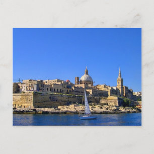 View of Valletta, Malta Postcard